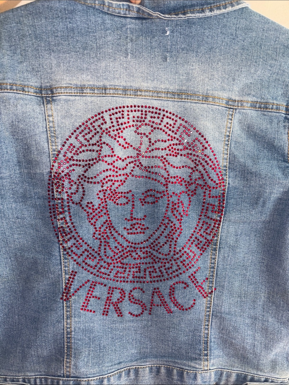 Love Tree Light Blue Washed Denim Jacket